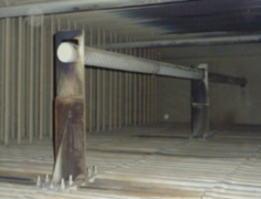 Rosink-Werkstätten: blowing tube support inside the boiler