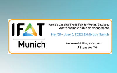 Treffen Sie uns auf der IFAT 2022 in München!