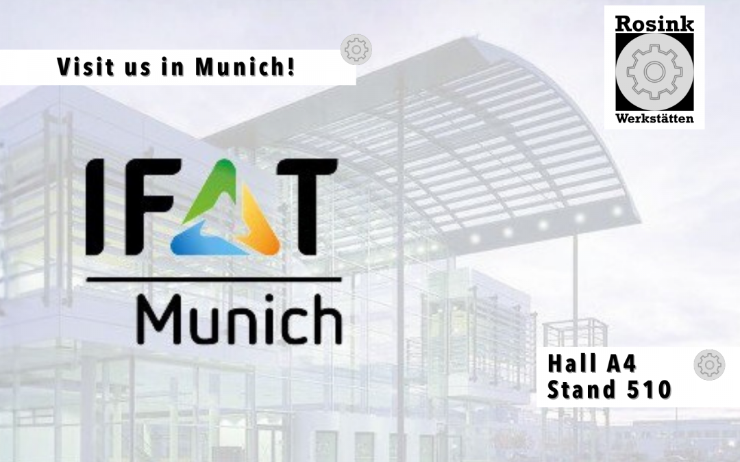 Visit us at IFAT in Munich