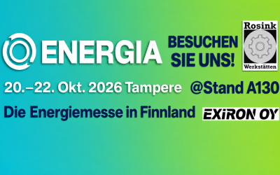 Besuchen Sie uns auf der Energia 2026 in Finnland!